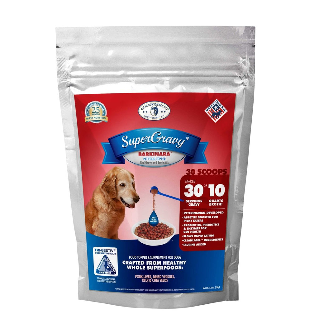 SuperGravy® Barkinara™ Dog Food Topper Gravy & Broth Mix - Clear Conscience Pet