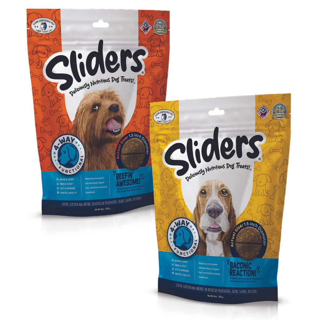 Sliders® Relaunches with Revolutionary Four-Way Functional Dog Treats - Clear Conscience Pet