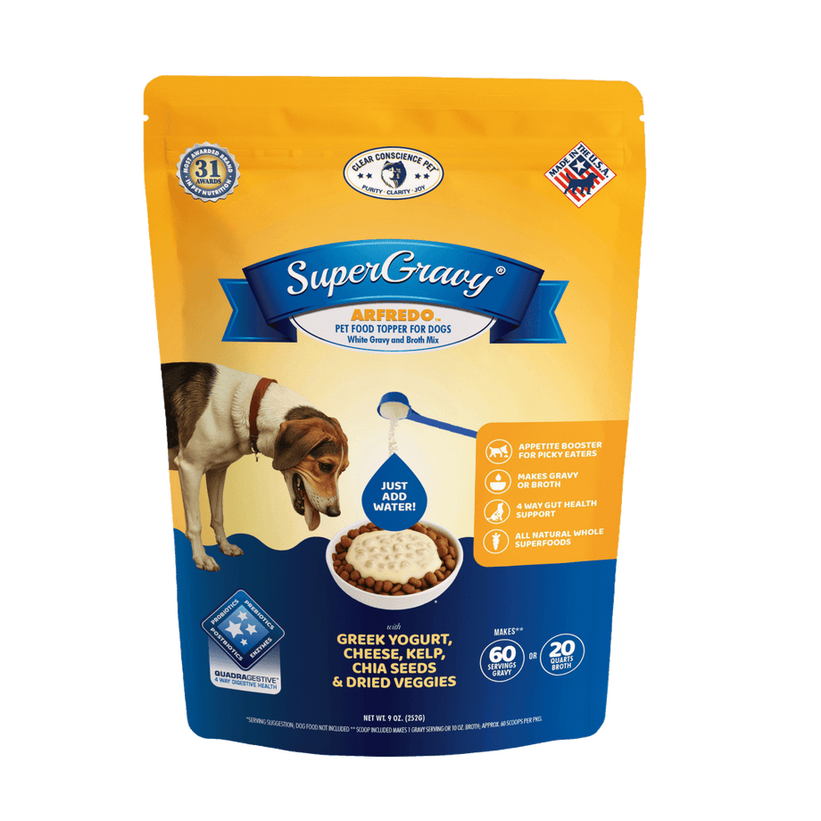 SuperGravy® Arfredo™ Dog Food Topper Gravy & Broth Mix – Clear