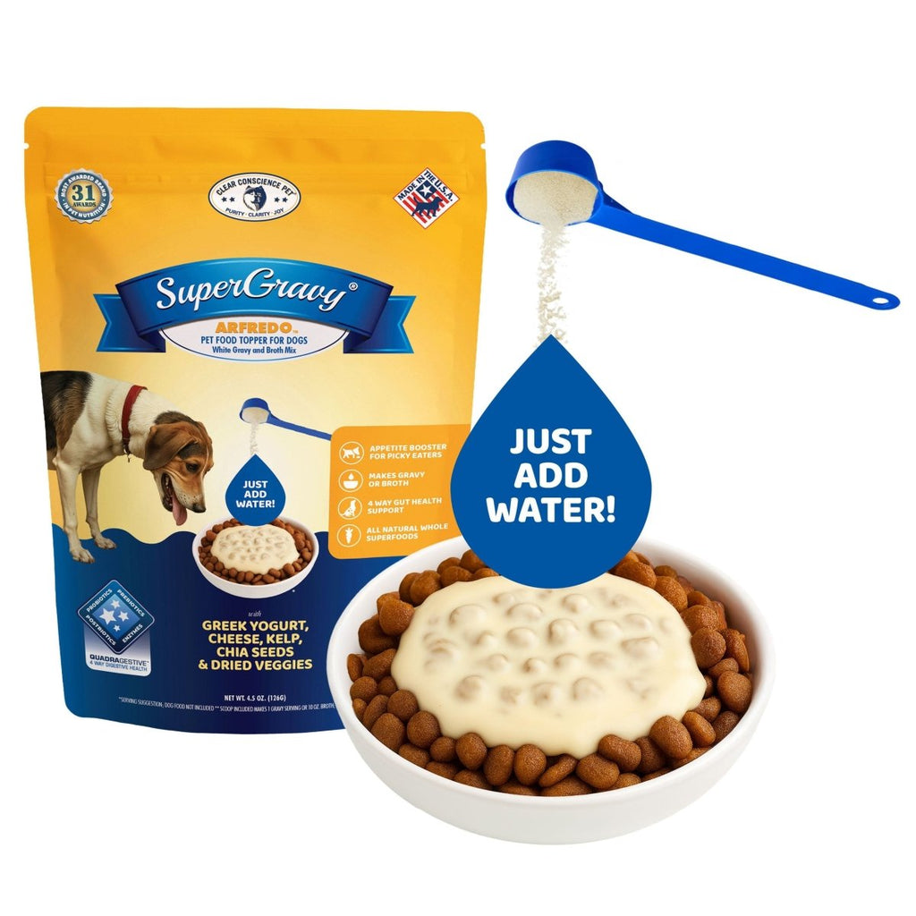 SuperGravy® Arfredo™ Dog Food Topper Gravy & Broth Mix - Clear Conscience Pet