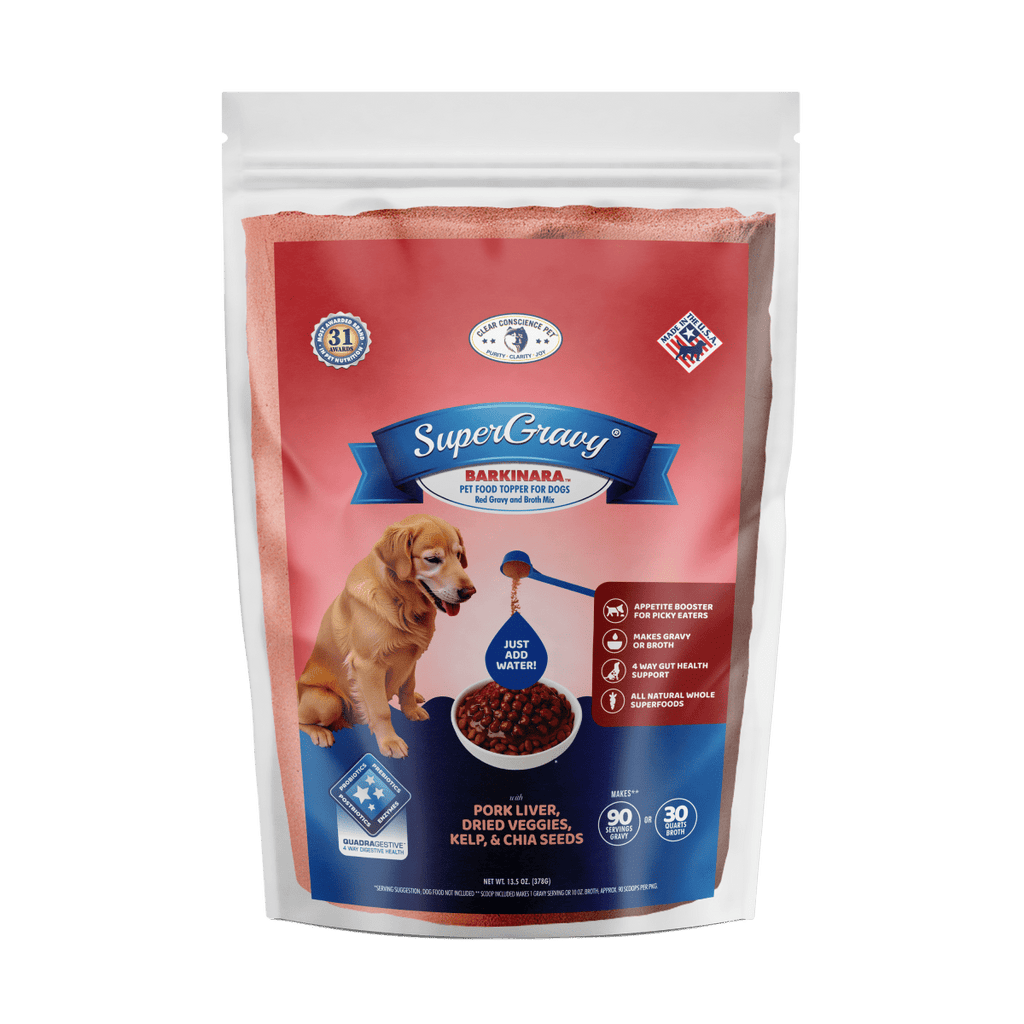 SuperGravy® Barkinara™ Dog Food Topper Gravy & Broth Mix - Clear Conscience Pet
