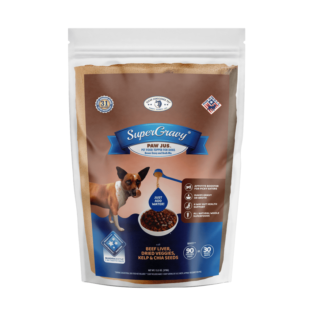 SuperGravy® Paw Jus™ Dog Food Topper Gravy & Broth Mix - Clear Conscience Pet