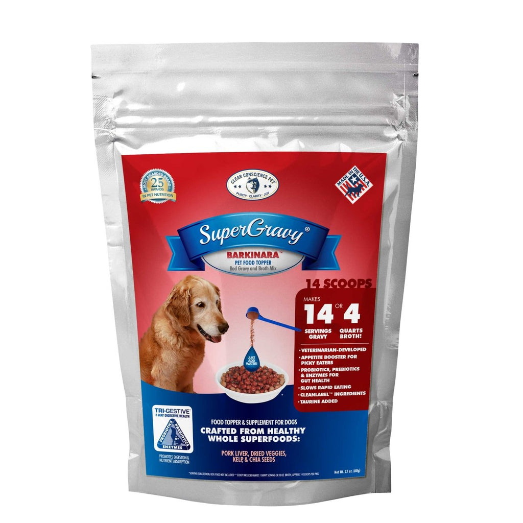 SuperGravy® Barkinara™ Dog Food Topper Gravy & Broth Mix - Clear Conscience Pet